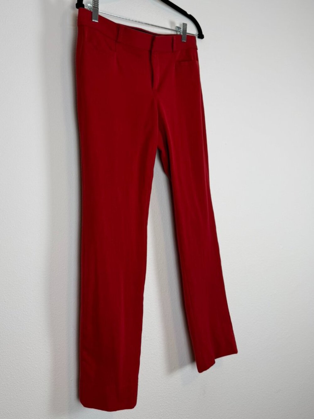 Banana Republic Sloan Red Straight Leg Dress Pants Size 4
